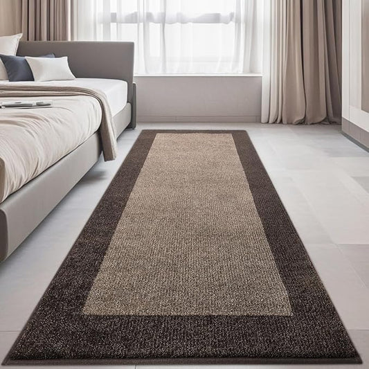 Machine Washable Kitchen Rug 32" x 84", Non Slip Kitchen Mat for Floor, Absorbent Entrance Runner Rug for Bedroom, Hallway, Bathroom, Door (Roll Packing)