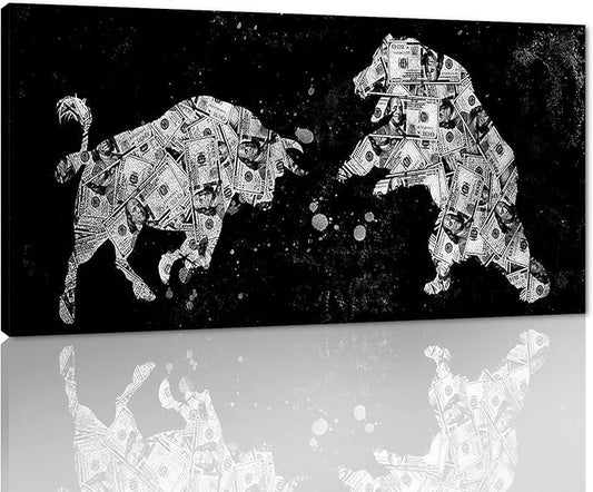 Horse Pictures Wall Decor Pictures for Living Room Wall Hanging Vintage Black White Running Horse Wall Art Nordic Western Wall Decor Steed 1 Panel Animal Wall Art Study Room Guest Room Decor-32"Wx16"H