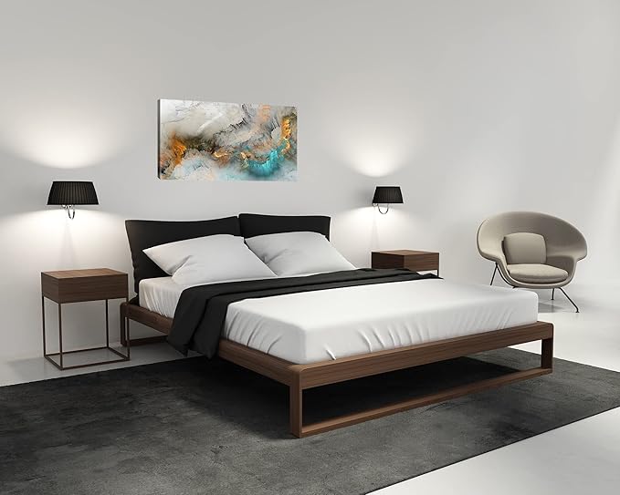 XXMWallArt FC3262 Abstract Canvas Wall Art Fancy Paint Canvas Print Painting Artwork for Living Room Bedroom Kitchen Home and Office Wall Decor