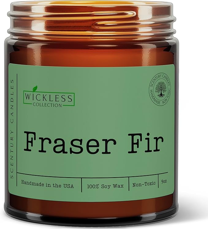 Wickless Candles for Candle Warmer Lamp, Many Scents to Choose, 100% Non-Toxic Soy Wax, Scented Candle Melts for Warming Plate, Handmade in The USA (Fraser Fir)