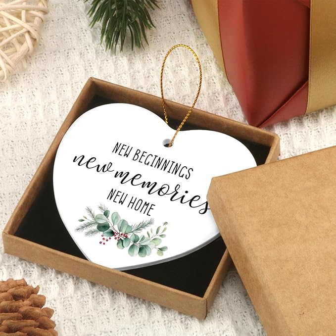 House Warming - Housewarming Gifts for New House - Gifts for Home Housewarming Gift Ideas for Women New Home Owners Gift Ideas - Heart Hanging Plaque