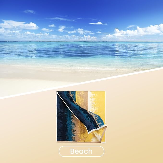 SEMAXE 12-Piece Family Bathroom Towel Set - 100% Cotton, 4 Bath Towels, 4 Hand Towels, 4 Washcloths, Ultra-Soft and Super Absorbent, Lighter Weight