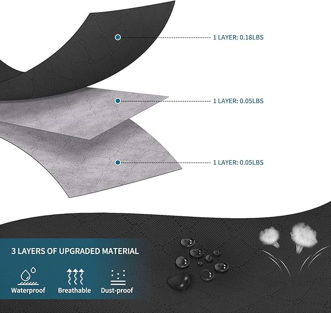 Budding Joy 90 L Large Storage Bags, 10 Pack Clothes Storage Bins Foldable Closet Organizers Storage Containers with Reinforced Handle for Clothing, Blanket, Comforters, Bed Sheets, Pillows (Black)