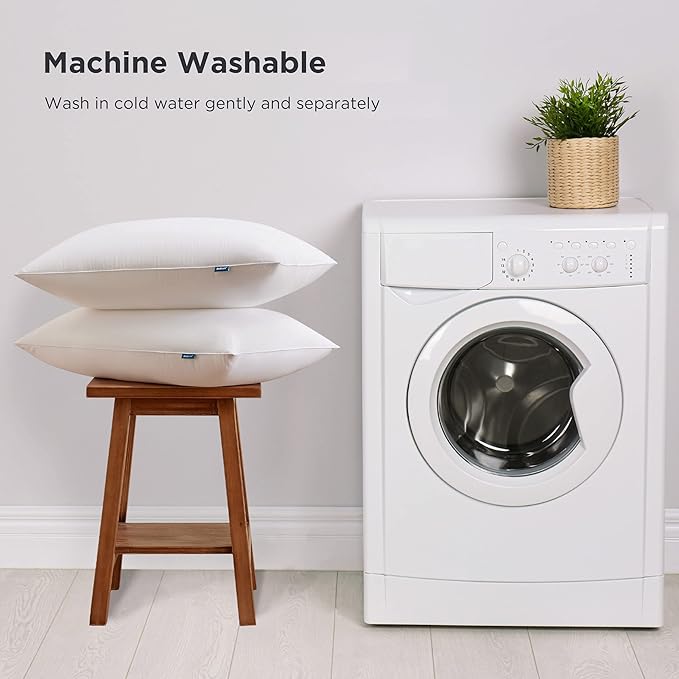 Bedsure King Size Pillows Set of 2 - King Size Bed Pillows 2 Pack for Sleeping, Soft and Supportive, Hotel Quality, Original Down Alternative Filling for Side, Back Sleepers