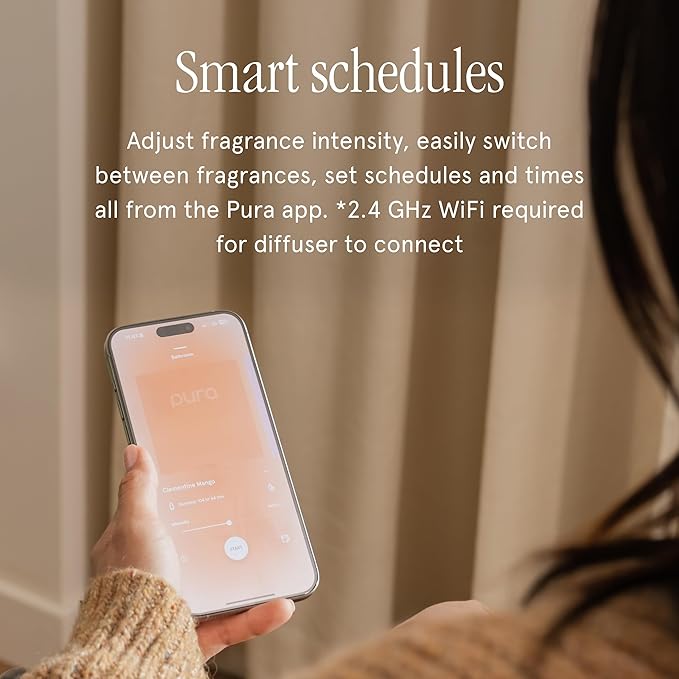 Pura & Brooklyn Candle Studio Home Scent Refill - Smart Air Diffuser - Up to 120-Hours of Luxury Fragrance per Refill - Home Essential - Clean & Safe Diffuser Fragrance - 2 Pack, Tulum