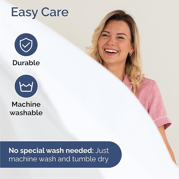 Queen Size 4 Piece Sheet Set - Comfy Breathable & Cooling Bed Sheets Set - Hotel Luxury Bedding for Women, Men, Kids & Teens - Deep Pockets, Easy Secure Fit, Soft and Wrinkle Free - Oeko-Tex - White