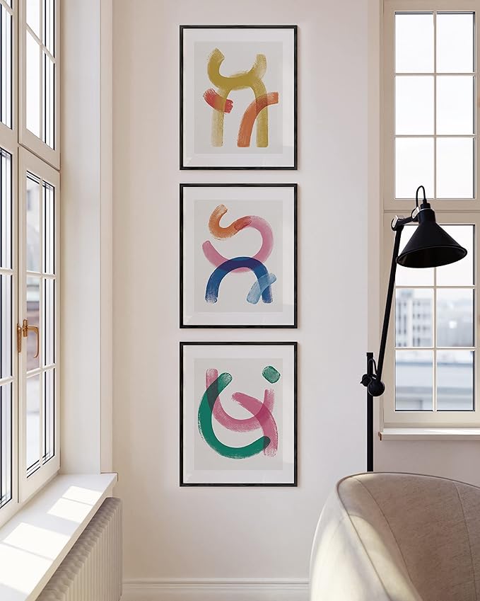 HAUS AND HUES Standalone Black Oak Frames Set of 9-11x14