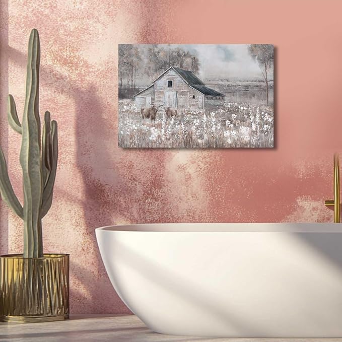 Animal Decorative Painting Flower Poster Art Plant Pictures Wall Art 12"x16" Artwork for Bedroom Vintage Kitchen Wall Decor