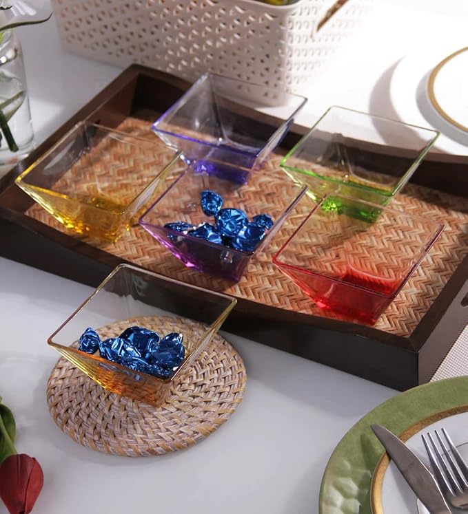 VETRERIA DI BORGONOVO Burgundy Display Board, Model Modes, Set of 5 Pieces, Multicoloured, One Size,