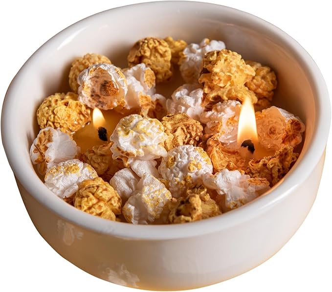 Popcorn Bowl Aromatherapy Scented Candle