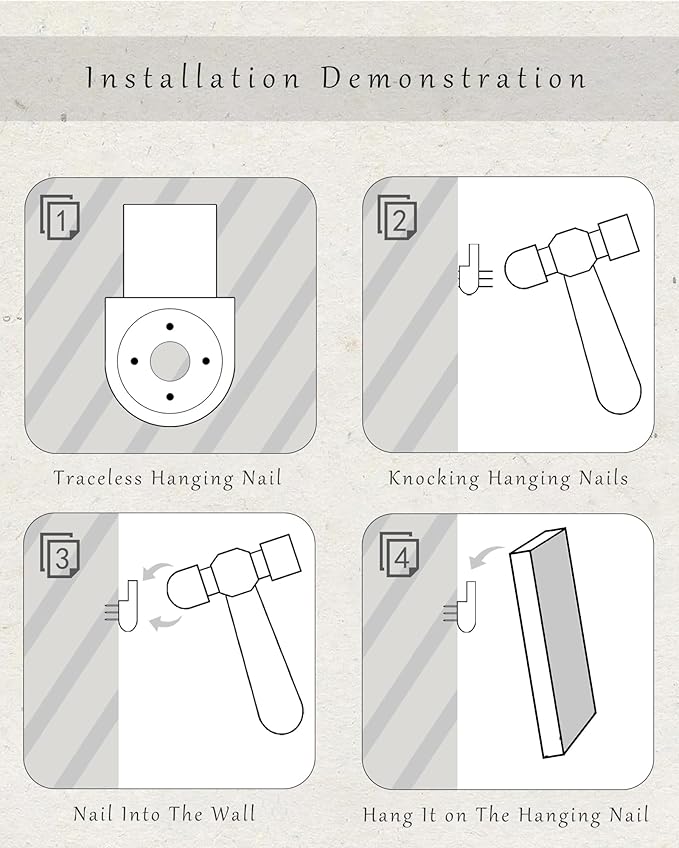 KUVIOKE Mountain Landscape Framed Wall Art Boho Nature Forest Paints Rustic Farmhouse Decor for Bedroom Dining Room Living Room 12x16in (Natural Framed)