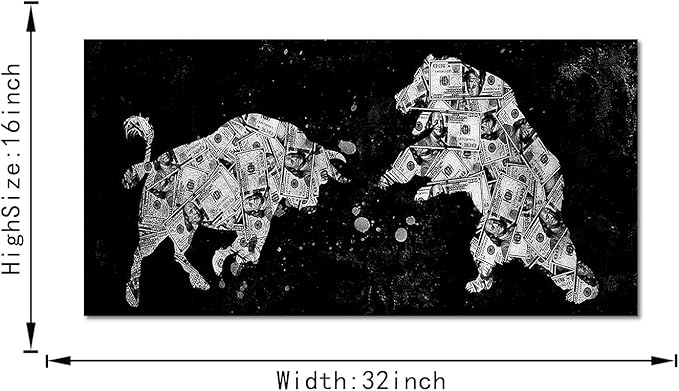 Horse Pictures Wall Decor Pictures for Living Room Wall Hanging Vintage Black White Running Horse Wall Art Nordic Western Wall Decor Steed 1 Panel Animal Wall Art Study Room Guest Room Decor-32"Wx16"H