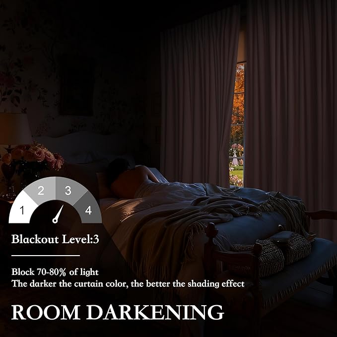 StangH Baby Pink Velvet Curtains 84 inches, Luxury Room Darkening Curtains for Bedroom, Living Room, Thermal Insulated Soft Window Drapes with Rod Pocket & Back Tab, W52 x L84 inches, 2 Panels