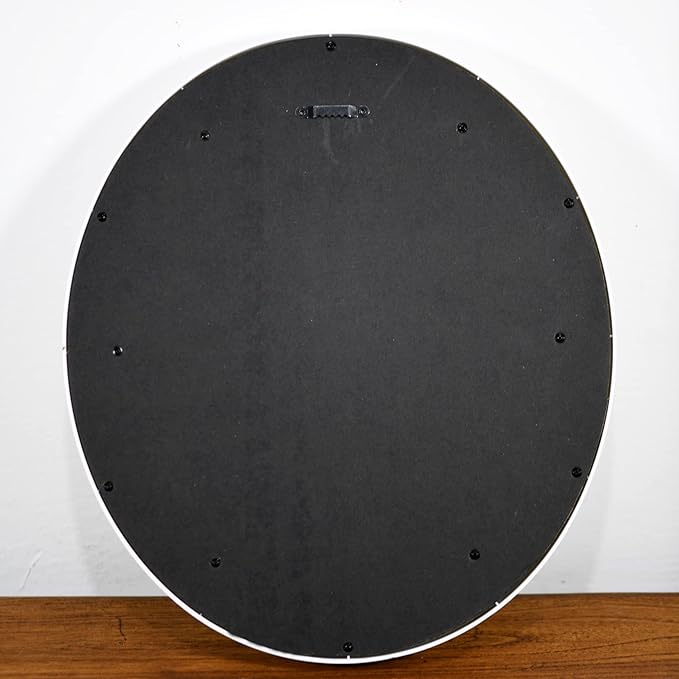 OIGUMR White Oval Bathroom Mirror Oval Wall Mirror 20 x 16.1 inch