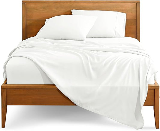 Bare Home California King Sheet Set - 1800 Ultra-Soft Microfiber Cal King Bed Sheets - Double Brushed - Deep Pockets - Easy Fit - 4 Piece Set - Bed Sheets (California King, Cream)