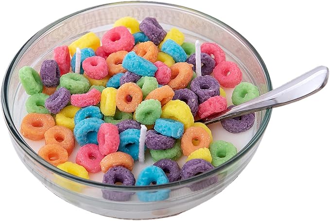 Fruity Loops Cereal Bowl Scented Soy Candle
