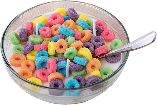 Fruity Loops Cereal Bowl Scented Soy Candle