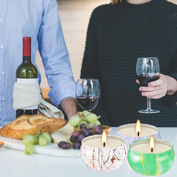 Mother's Day Scented Candles Gifts Set 16 Pack Soy Wax Travel Tin Jar Candles for Home 2.5 OZ Aromatherapy Candles for Mom for Christmas, Birthday, Thanksgiving, Mother's Day…