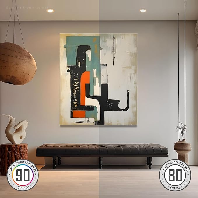 TORCHSTAR 12-Pack 5CCT 4 Inch Ultra-Thin LED Recessed Lighting with Junction Box, CRI90, Aluminum, 2700K3000K3500K4000K5000K, 5%-100% Dimmable Slim Recessed Downlight, 9W 810LM, ETL & ES