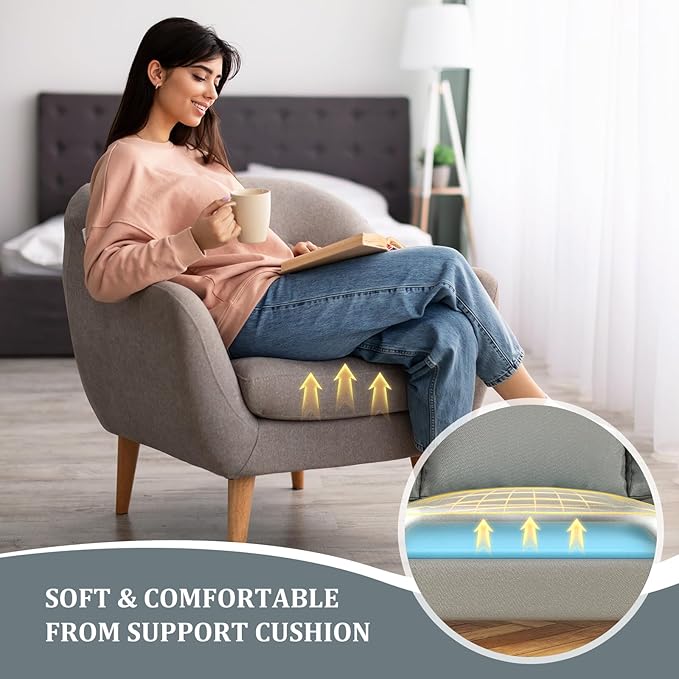 Couch Cushion Support to Fix Sagging Sofas - 20''x20'' Under Cushion Supports for Saggy Seat High Density Curved 40D Foam, Blue 1 Pack
