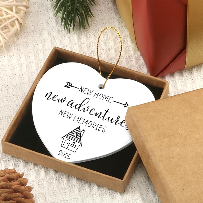 House Warming Gifts New Home - Housewarming Gifts for House Housewarming Gift Ideas for Women Couple Her - New Home Gift Ideas for Women - Heart Hanging Plaque