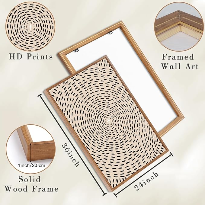 ANHUIB Large Jesus Wall Art 24x36 Inch Jesus Feeds The 5000 Canvas Wall Art Set of 3 Framed Christian Wall Decor Modern Abstract Art Print for Living Room Bedroom Office