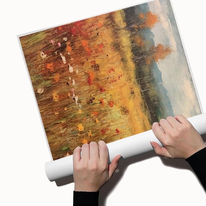 Autumn Wildflowers Canvas Print posters Farmhouse Decor Fall Wall Art Autumn Decor Wildflower Wall Art Autumn Home Decor 12x16 Unframed