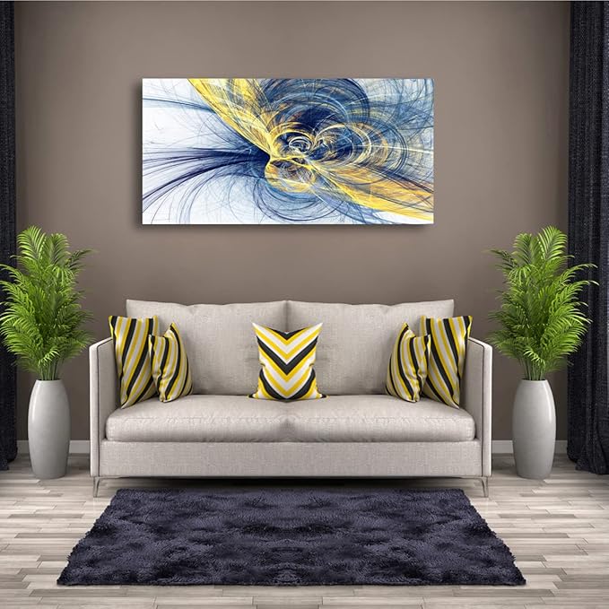 Abstract Pictures Canvas Wall Art for Living room Bedroom Wall Decor,Abstract art Wall Art Print Paitnings for home Decor,Line drawings Waterproof Stretched Ready to Hang-20x40inches