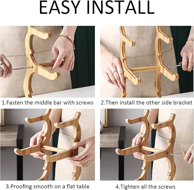 Large 3 Tier Ceramic Fruit Bowl With Bamboo Wood Stand for Kitchen Counter,Porcelain Fruit Basket for Fruit Storage,Snack Dessert Cake Tray Plate Rack for Party Wedding - Big White