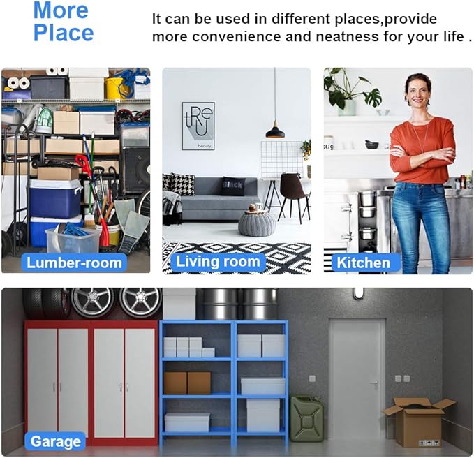 PayLessHere | 5-Tier Wire Shelf | 36"x14"x72" | Chrome | Adjustable Racks | Heavy-Duty Storage Shelves, Holds Upto 1250 lbs | Rust-Resistant, No-Tool Assembly | for Home, Garage Shelving