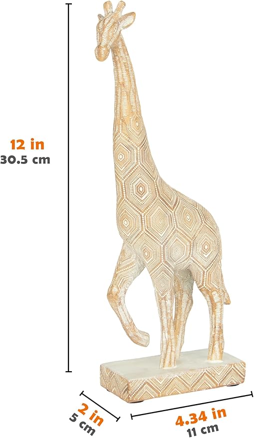 Boho Giraffes Statues Modern Art Sculpture Home Decor Ornaments for Bedroom, Office Living Room, Desktop, Cabinets