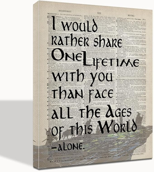 Lord of the Rings Gifts: Framed Arwen Poster - 16x20 inch Wall Art Decor for LOTR Fans