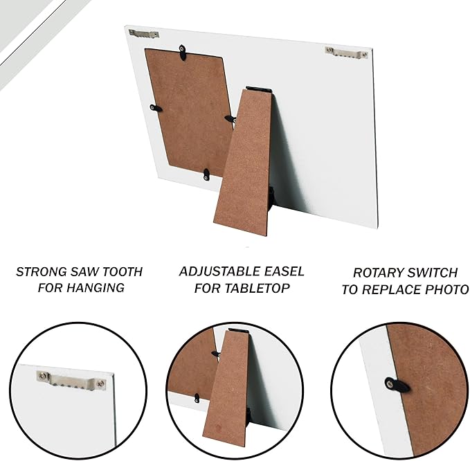 Buecasa White Rustic Engraved This Is Us Picture Frames 4x6 Inches Tabletop - Carving Housewarming Wedding Couples Romantic Gifts - Farmhouse Family Love Quotes New Home Decor