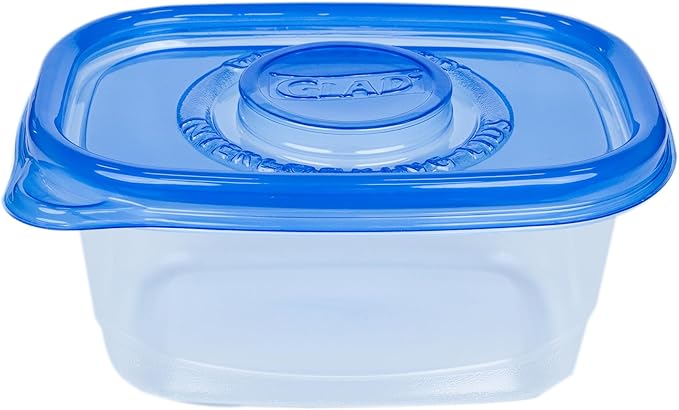 Glad GladWare Soup & Salad Food Storage Containers - Medium Rectangle - Meal Container Holds up to 24 Ounces of Food - Lock Tight Seal, 5 Count - 6 Pack