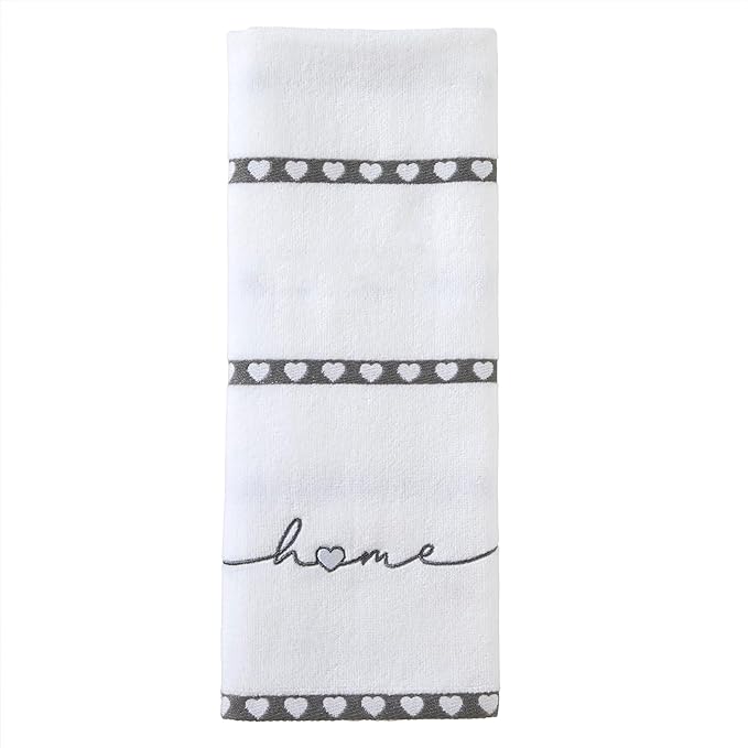 SKL Home Heart in Home Hand Towel Set, 2 Count