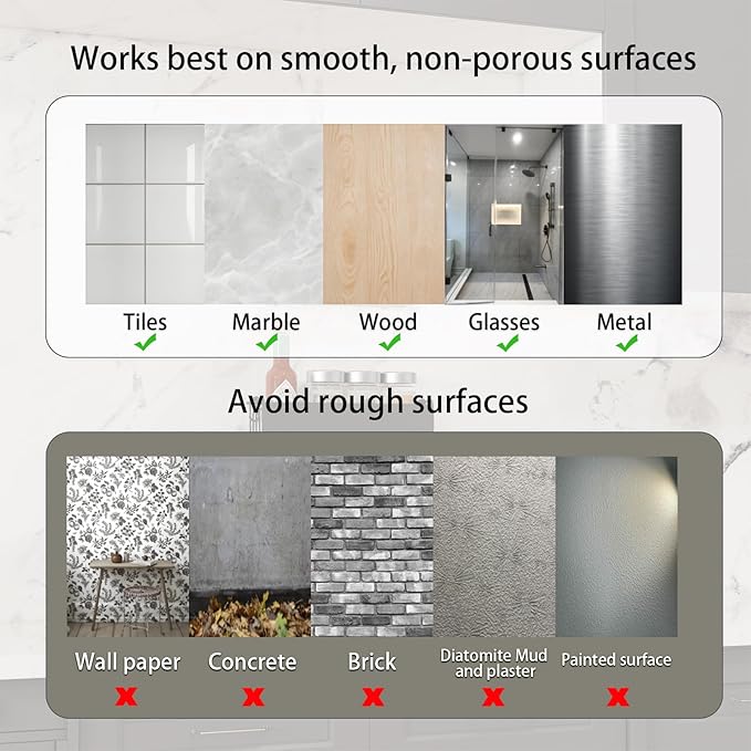 Epock Adhesive Shower Caddy, No Drill Shower Shelves 2 Pack 4 Hooks Rust-Proof Metal Bathroom Organizer shower rack with for Bathroom, Kitchen, RV Storage, Matt Black