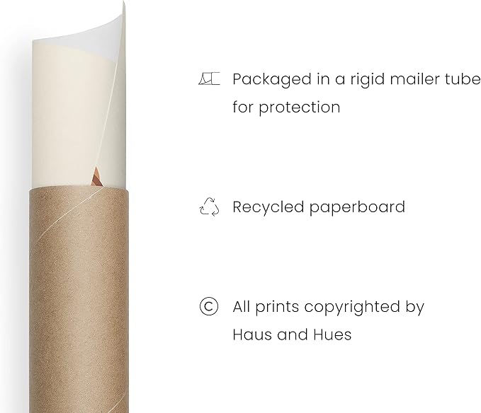 HAUS AND HUES Female Figure Wall Art Line Drawing - Single Line Drawing Wall Art, Minimalist Woman Art Print Line Art Wall Decor Silhouette Lipstick (24x36 Unframed)