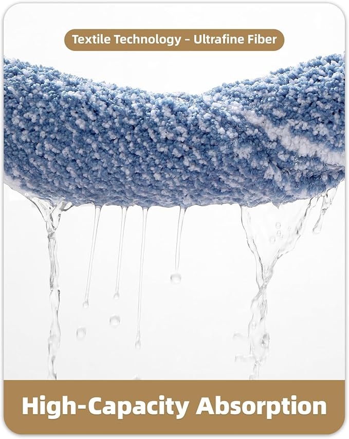 Color&Geometry Simple and Stylish Bathroom Runner Non Slip, 24"x43" Light Blue Bath Runner Rug, Absorbent, Soft, Washable, Microfiber Bath Mat Bathroom Carpet
