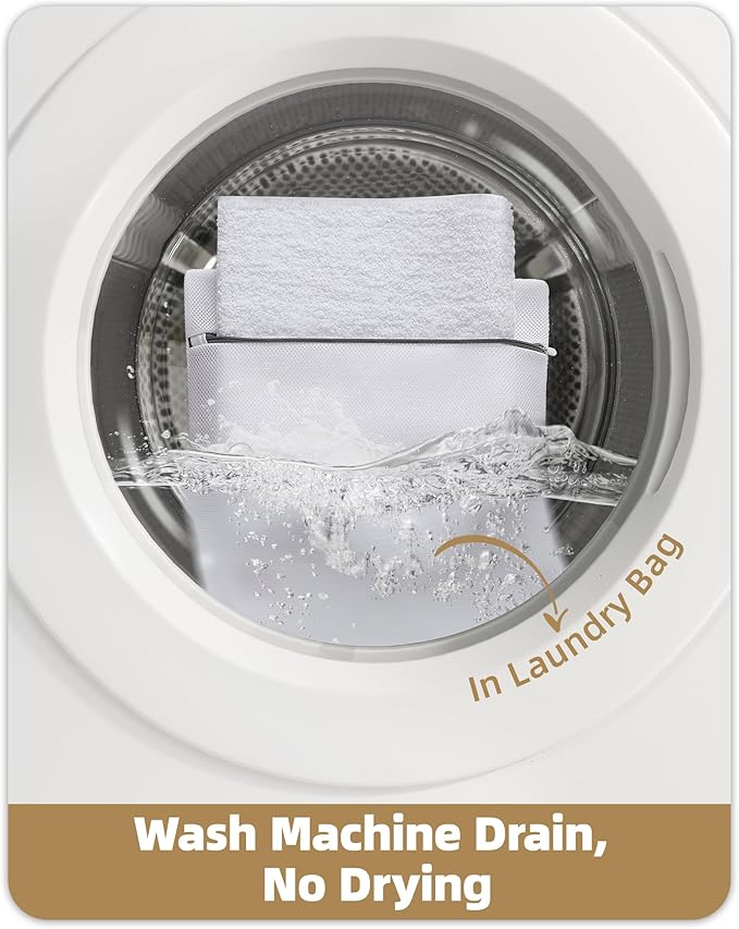 Color&Geometry White Bathroom Rugs, 20"x29" Bath Mats for Bathroom, Absorbent, Non Slip, Soft, Washable, Quick Dry, Microfiber Bath Rug Shower Mat