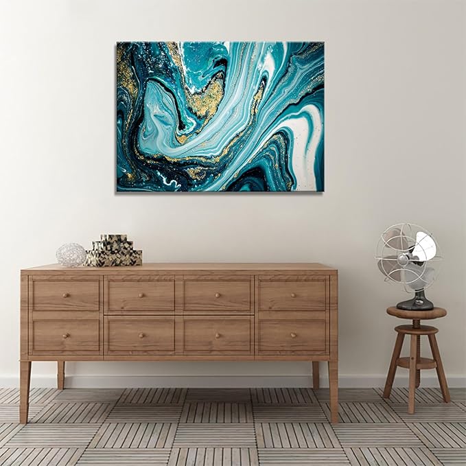 XXMWallArt FC2781 Abstract Texture Wall Art Marble Vortex Canvas Prints Painting for Living Room Bedroom Kitchen Home and Office Wall DecorWall Decor Home Decor