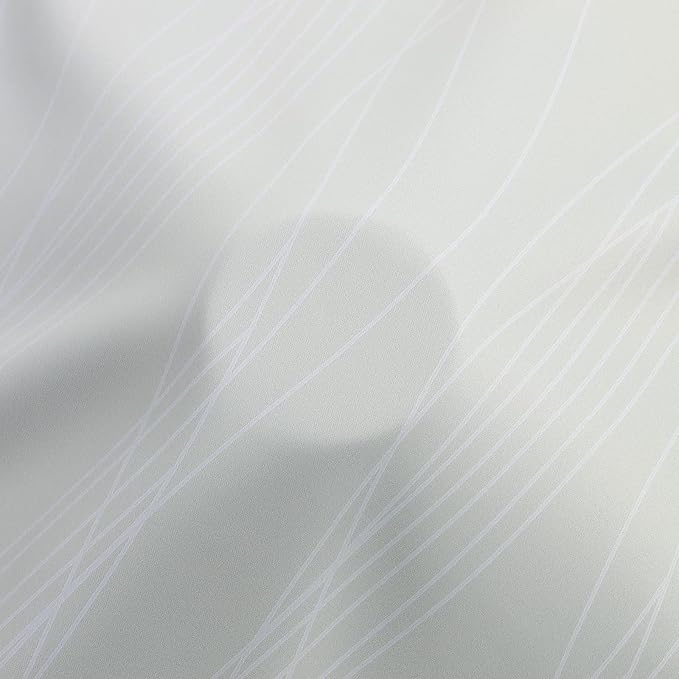 Estelar Textiler Sage and Greyish White Room Darkening Blackout Curtains 84 Inch Length 2 Panels Set for Living Room, Thermal Insulated Ombre Light Blocking Grommet Blackout Drapes for Bedroom,42Wx84L