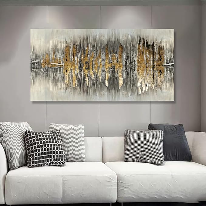 Color Block Abstract Pictures Canvas Wall Art for Living room Bedroom Wall Decor,An Inspirational Picture Wall Art Print Paitnings for home Decor,Morden Artwork Full of Imagination Line Drawing Canvas