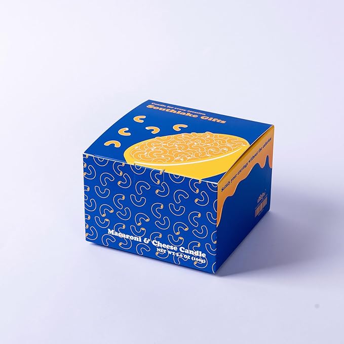 Macaroni and Cheese Pasta Bowl Scented Candle Ritual Gift for Your Lovers Friends