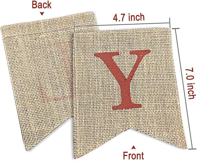 Happy Fall Yall Burlap Banner for Fireplace Thanksgiving Decor Fall Sign Mantel Autumn Rustic Maple Leaf Pumpkin Harvest Banner Autumn Hanging Decorations Wall Indoor Outdoor Office Home Back Drop