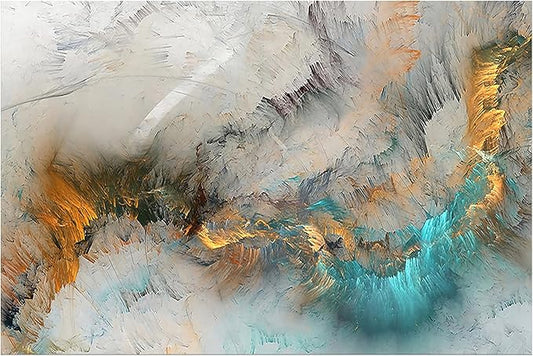 XXMWallArt FC3269 Abstract Canvas Wall Art Fancy Paint Canvas Print Painting Artwork for Living Room Bedroom Kitchen Home and Office Wall Decor