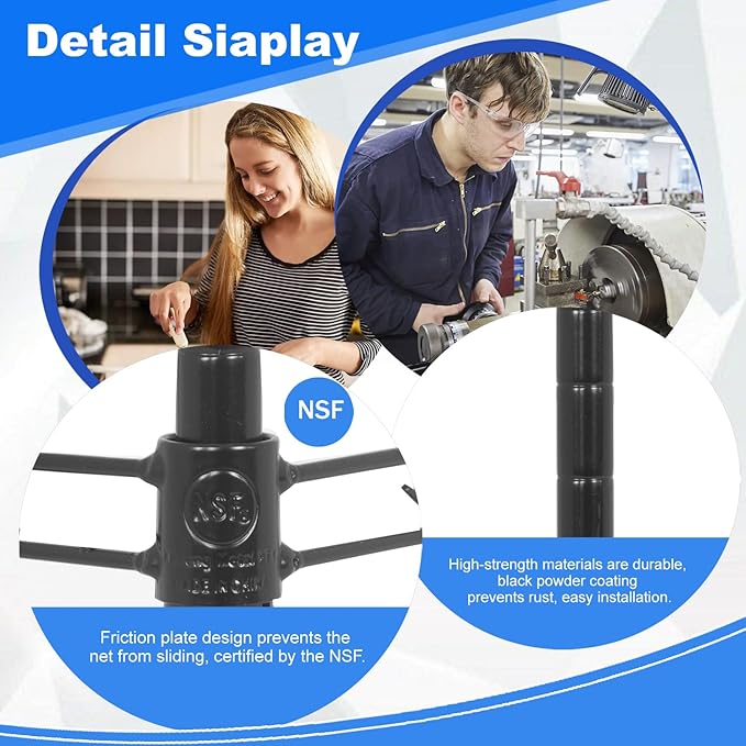 PayLessHere | 4-Tier Wire Shelf | 18"x12"x44" | Black | Adjustable Racks | Heavy-Duty Storage Shelves, Holds Upto 600 lbs | Rust-Resistant, No-Tool Assembly | for Home, Garage Shelving