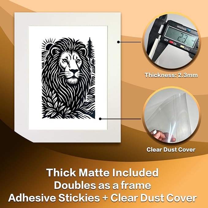 Caelumis Vintage Wall Art Decor Prints Black And White Pictures Posters For Farmhouse Living Bedroom Bathroom Room kitchen Handmade Unframed (Lion 12x16in)