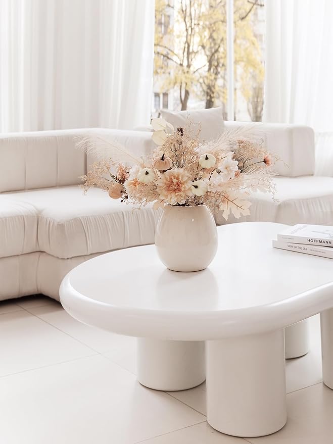 MISSPIN 10 PCS 18 inch Fall Decor Bouquets, Fall Decorations Indoor Outdoor Halloween Thanksgiving Farmhouse Arrangement Decorations for Front Door Wedding Centerpieces in Autumn (Boho)