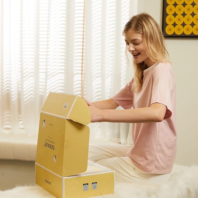 SEMAXE White Bath Towel Set, 100% Cotton Bathroom Towels with Hanging Loops and Nano-Bio Lifecycle Labels, Luxury 8 Piece Towel Set Include 2 Bath Towels, 2 Hand Towels, 4 Washcloths