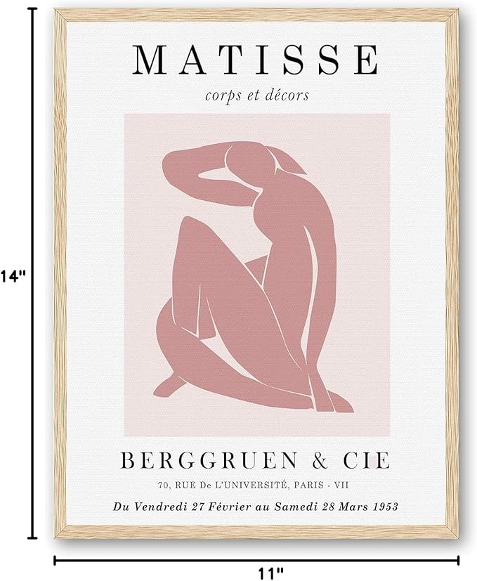 UPWOIGH 11x14 Oak Wood Picture Frame-Minimalist 11x14in Poster Frame, 11"x14" Frame Wood, Natural Solid Wooden Picture Frames for Wall Art Photo Prints,Set of 3